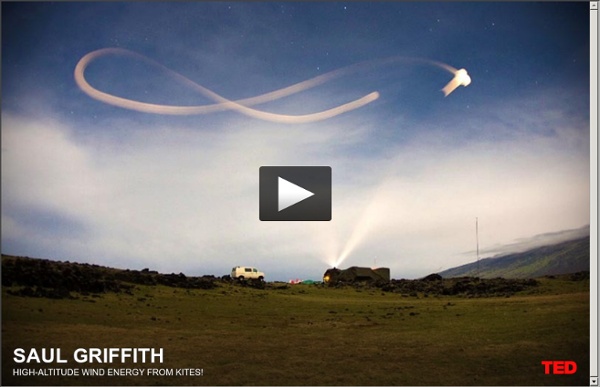Saul Griffith's kites tap wind energy
