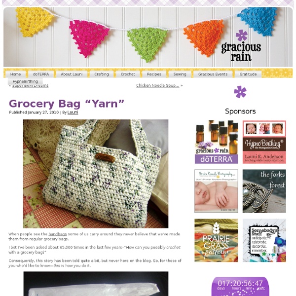 Grocery Bag “Yarn”
