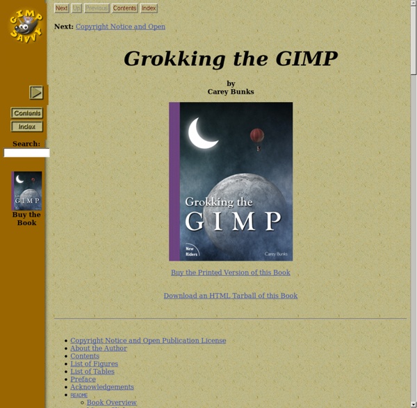 Grokking the GIMP - Learning Advanced Image Editing Techniques