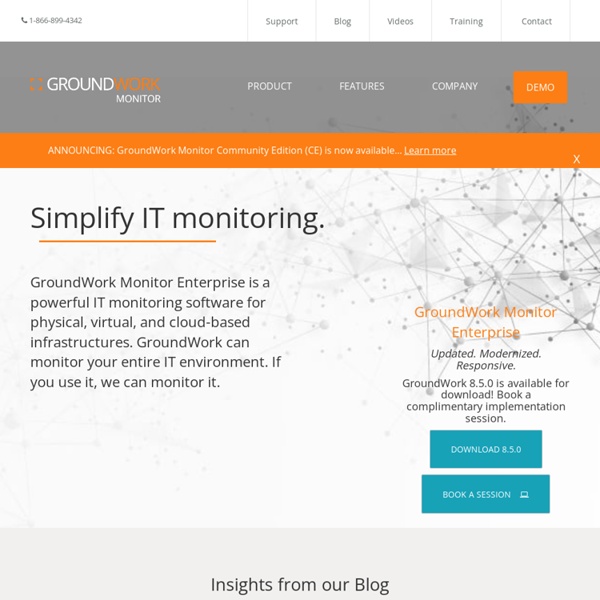 GroundWork - The Open Platform for IT Monitoring