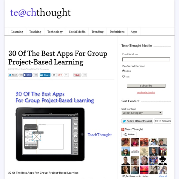 30 Of The Best Apps For Group Project-Based Learning