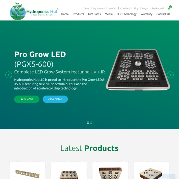 Indoor LED Grow Lights-Hydroponicshut