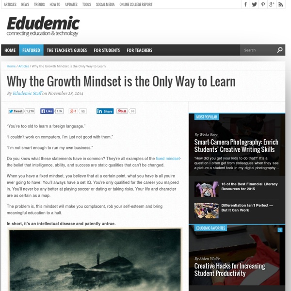Why the Growth Mindset is the Only Way to Learn
