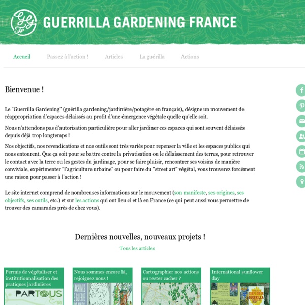 Guérilla gardening France