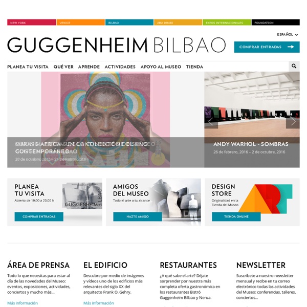 Museo Guggenheim Bilbao - Conoce el Museo Guggenheim Bilbao y planea tu visita