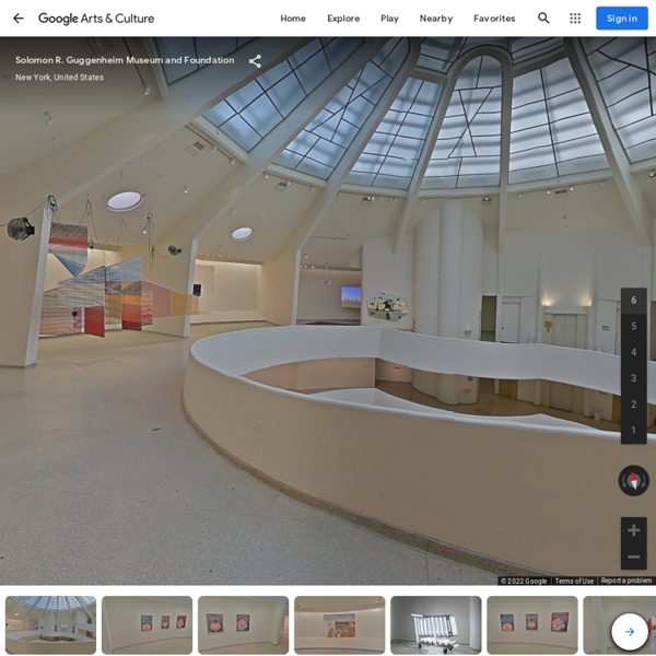 Solomon R. Guggenheim Museum - Interior Streetview, New York, United States