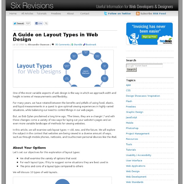 A Guide on Layout Types in Web Design