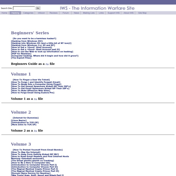 Guide To (Mostly) Harmless Hacking