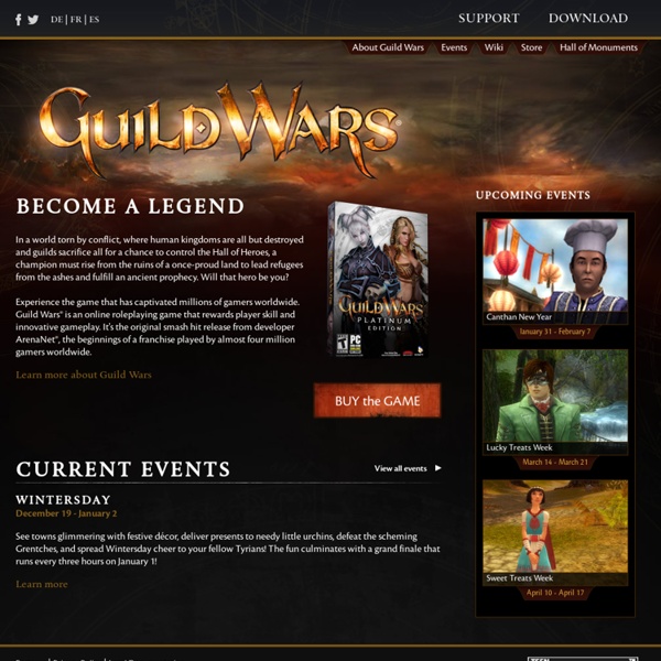 GuildWars.com: Welcome to the Official Guild Wars Website