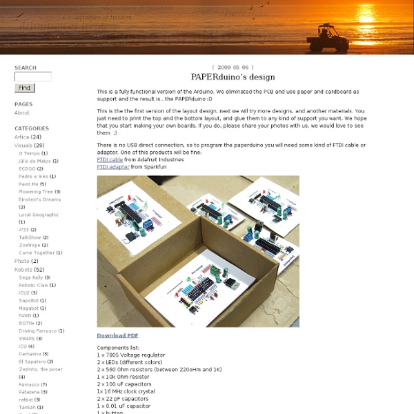 Guilherme Martins : PAPERduino’s design