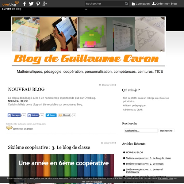 Le blog de Guillaume Caron