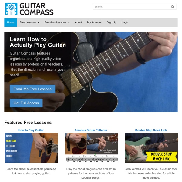 Freeguitarvideos.com: Online Guitar Lessons