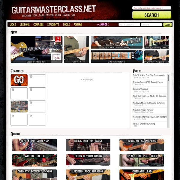 Free Guitar Lessons: learn to play guitar with 14703 videos
