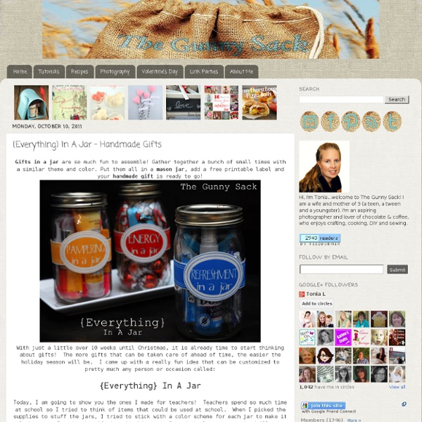{Everything} In A Jar - Handmade Gifts