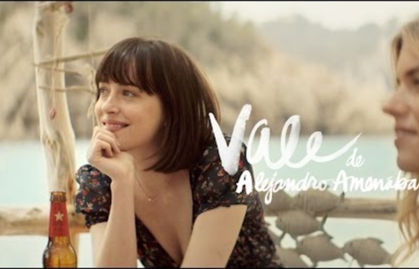 "Vale" con Dakota Johnson y Quim Gutiérrez, dirigida por Alejandro Amenábar. Estrella Damm 2015.