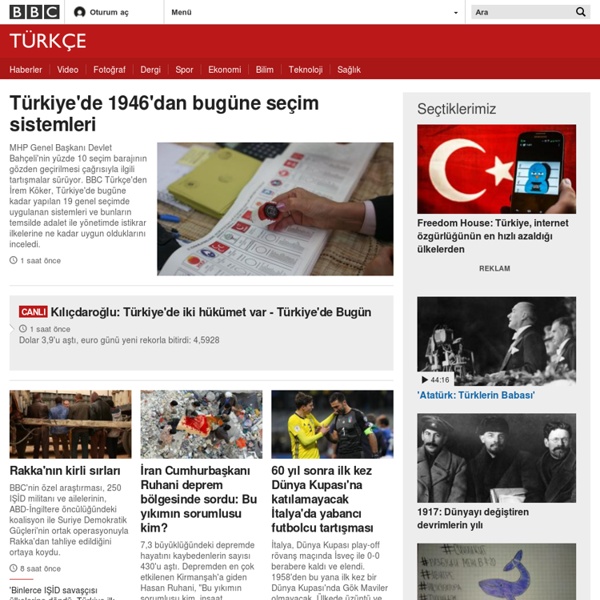 BBC Turkce - Haberler