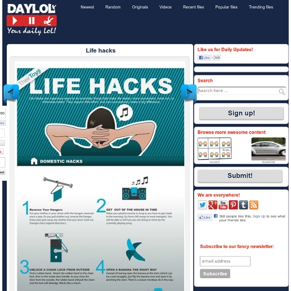 Life hacks - DayLoL.com - Your Daily Laugh!