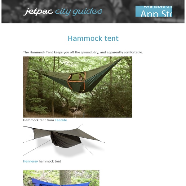 Hammock tent