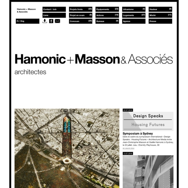 ++++ HAMONIC - MASSON +++ cabinet d'architecture ++
