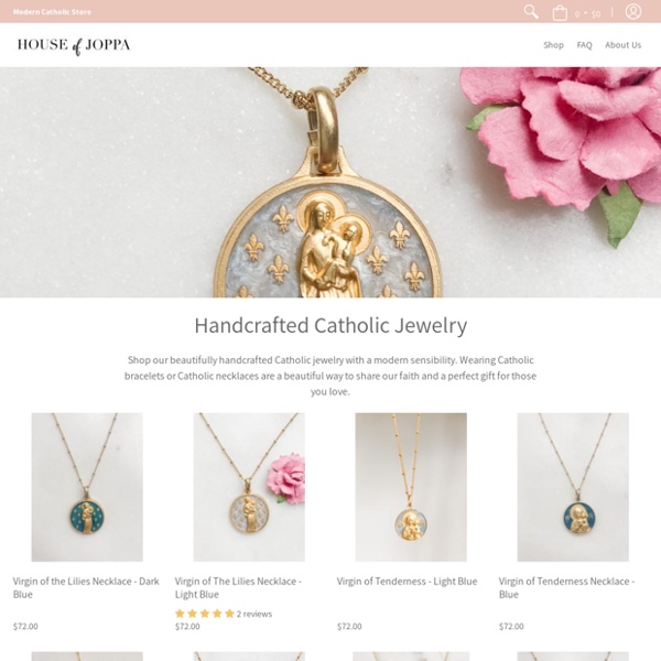 #1 Catholic Jewelry - Handcrafted Necklaces & Bracelets