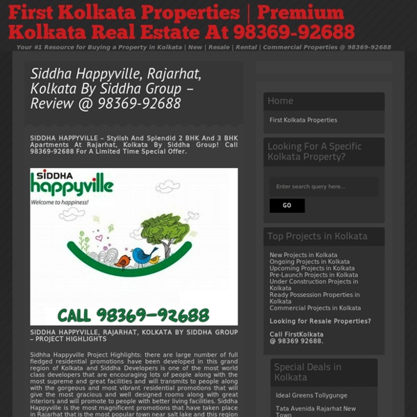 Siddha Happyville rates