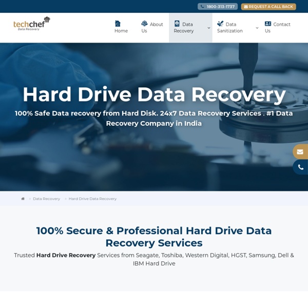 Hard Drive Data Recovery - Data Recovery from Hard Disk - HDD Recovery