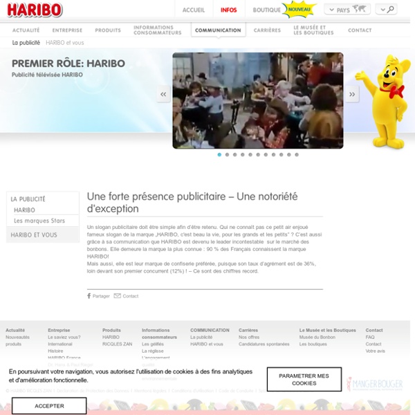 HARIBO, une marque qui communique beaucoup