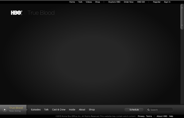 True Blood: Homepage