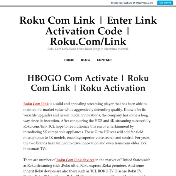 Roku Activation – Roku Com Link