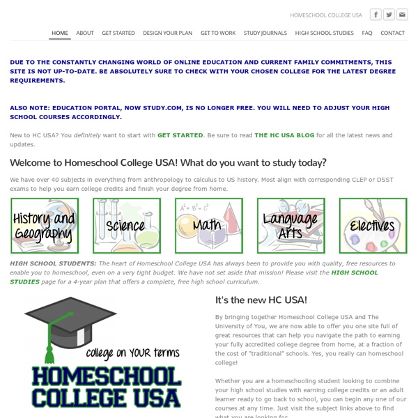 Homeschool College USA - Homeschool College USA