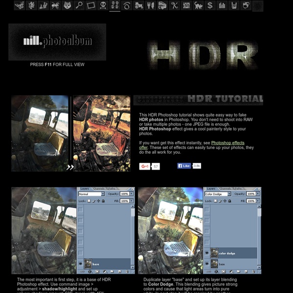 Photo album - HDR Photoshop