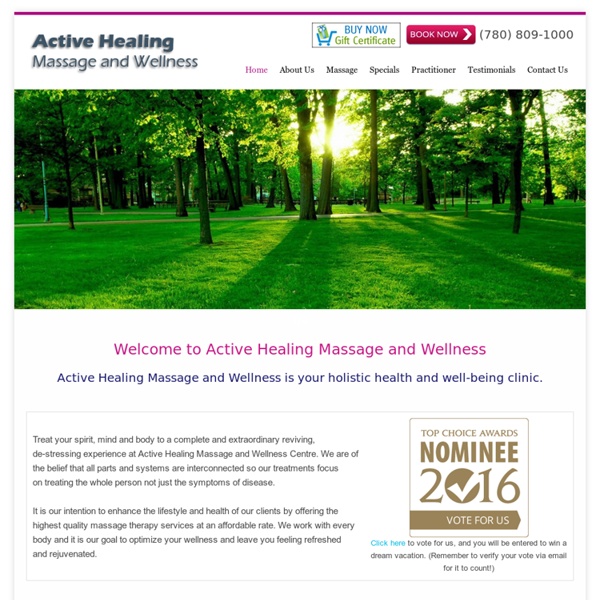 Active Healing Massage and Wellness - Best Massage Therapy in Edmonton