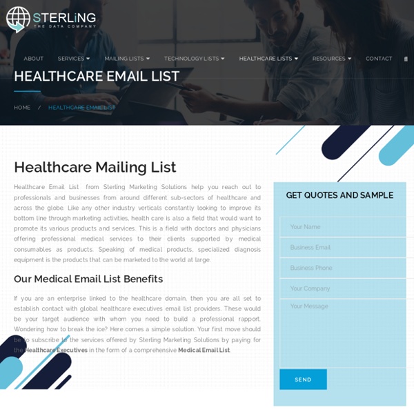 Healthcare Mailing List