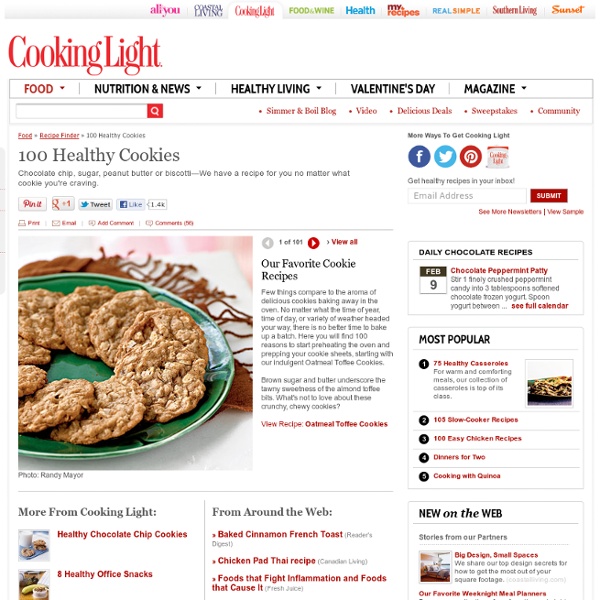 100 Healthy Cookies