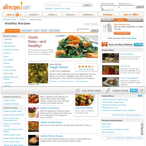 Healthy Cooking Recipes and Menus — Allrecipes.com