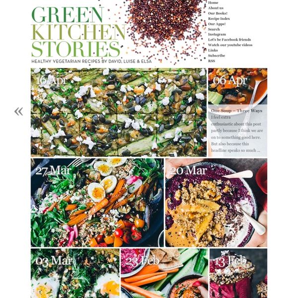 Green Kitchen Stories » The healthy vegetarian recipe blog