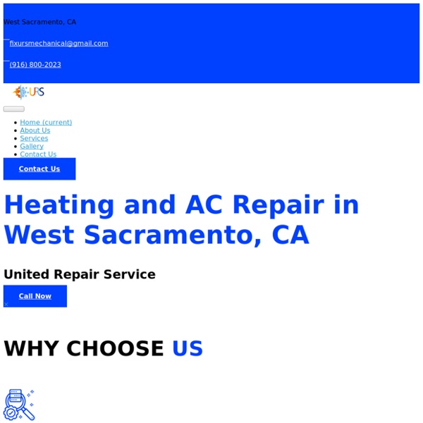 Heating and AC Repair Service in West Sacramento, CA