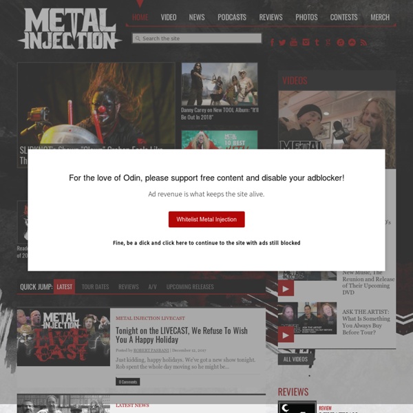 Heavy Metal News, Music Videos, Tour Dates