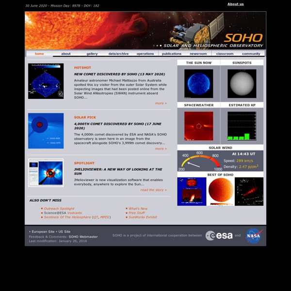 SOHO - Solar and Heliospheric Observatory