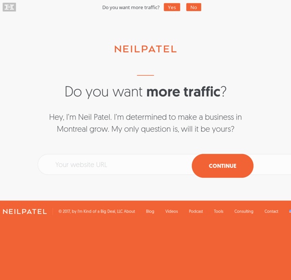 Neil Patel: Helping You Succeed Through Online Marketing!