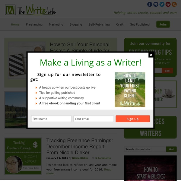 The Write Life : Helping writers create, connect and earn