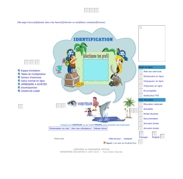 Hemisphere Education - Plus de 20 000 exercices en ligne