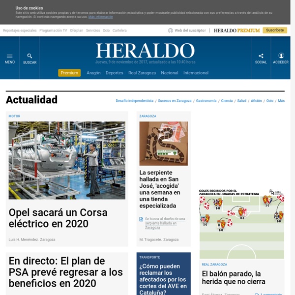 Heraldo de Aragón noticias de Zaragoza, Huesca y Teruel