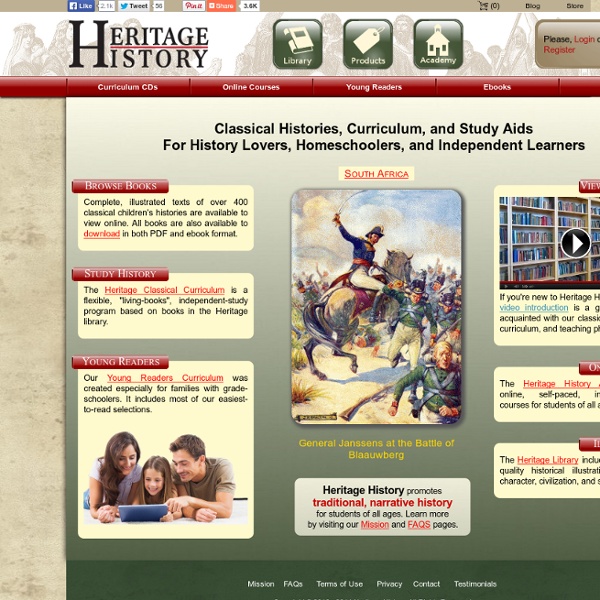 "Heritage History — Putting the "Story" back into History"