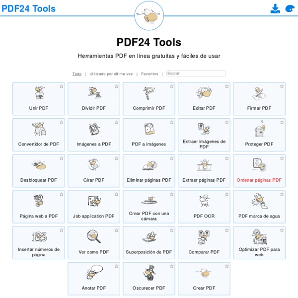 Tools: Herramientas PDF en línea gratuitas y fáciles de usar