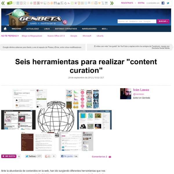 Seis herramientas para realizar "content curation"