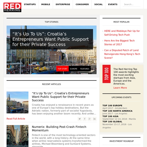 RedHerring.com ~ The Business of Technology