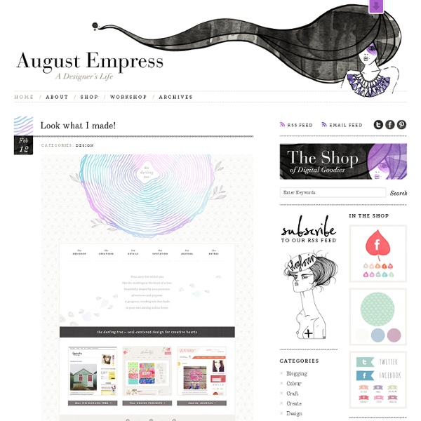 August Empress - A Designer's Life {Inspiration + Design + Resources}