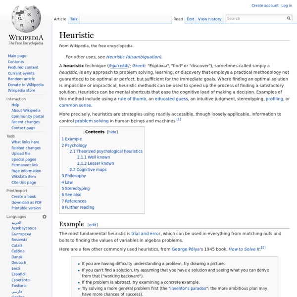 Heuristic