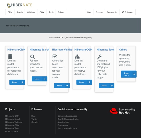 Hibernate - JBoss Community